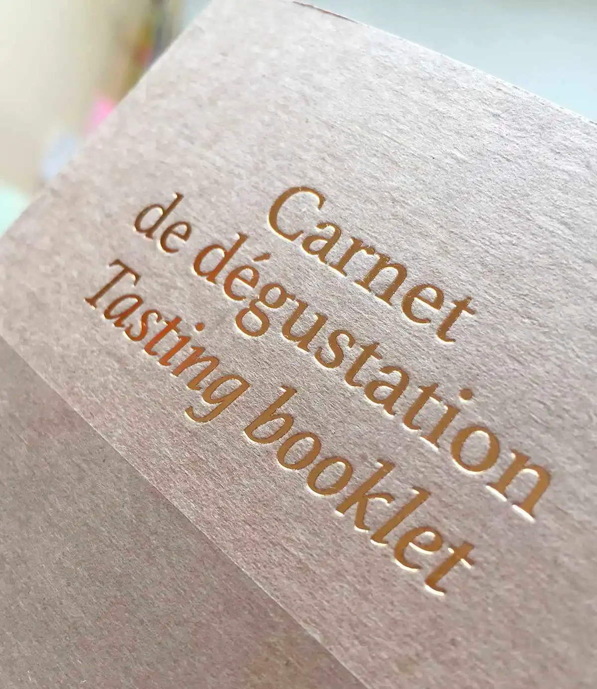 Carnet de dégustation Grand Cru